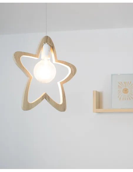 Candeeiro Pendente Infantil Star - Básico