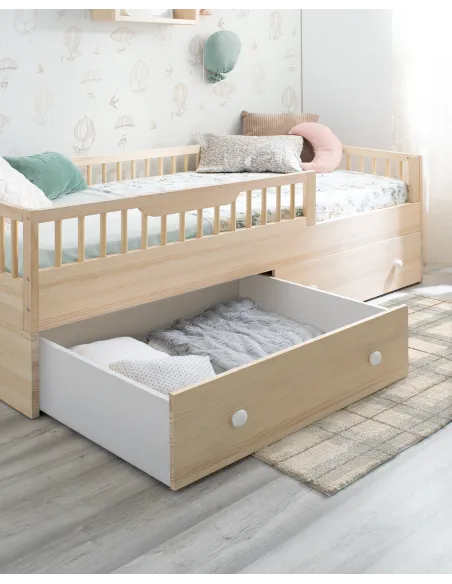Pack cama Montessori Sofía + kit evolutivo Natural