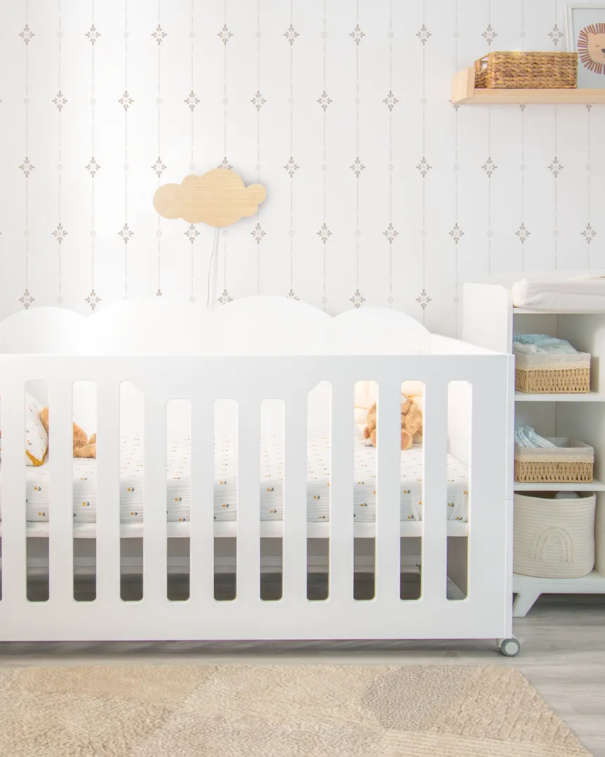 Candeeiro de parede LED infantil Nuvem Natural | Entrega gratuita