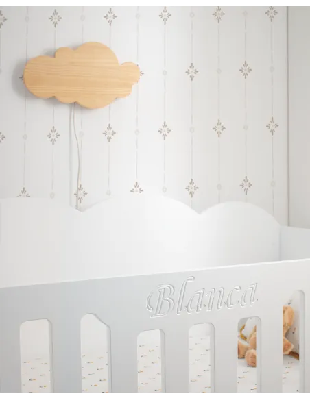 Candeeiro de parede LED infantil Nuvem Natural | Entrega gratuita
