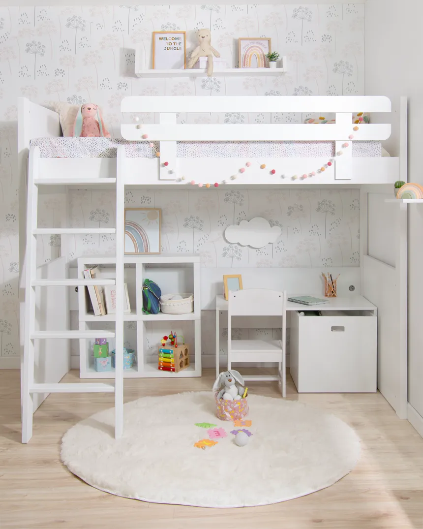 Candeeiro  de parede led nuvem branca | Decoração infantil