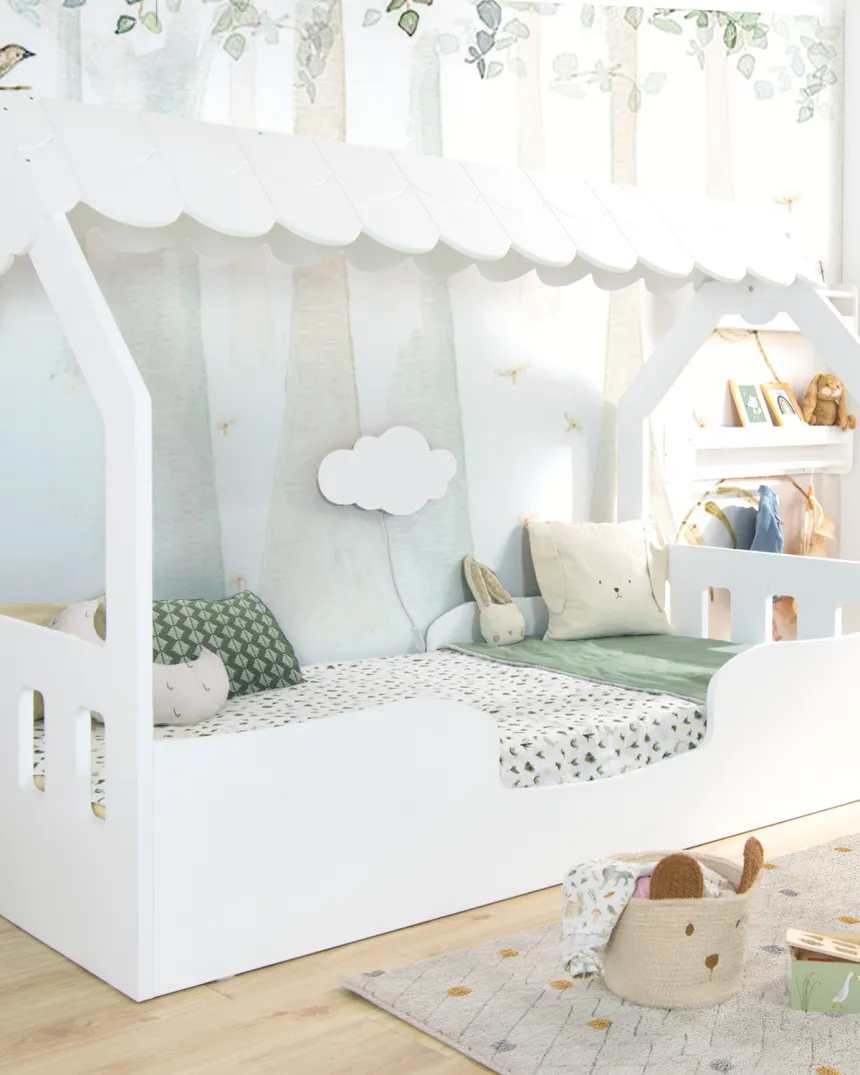 Candeeiro de parede LED infantil Nuvem Branca 2