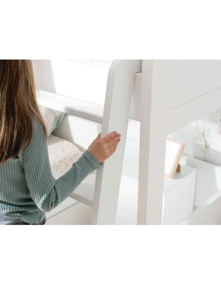 Beliche em L com três camas | Solução para quarto partilhado