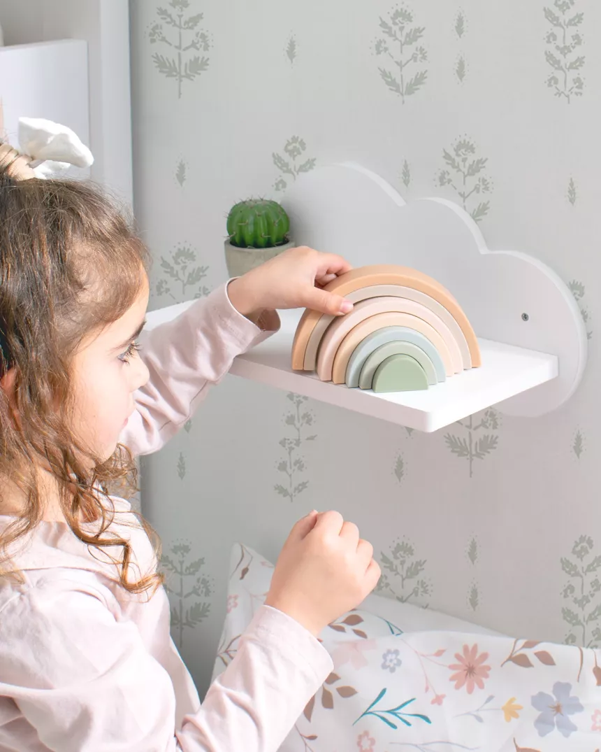 Quarto infantil montessori nuvem completo | móveis bainba