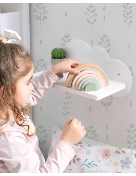 Quarto infantil montessori nuvem completo | móveis bainba