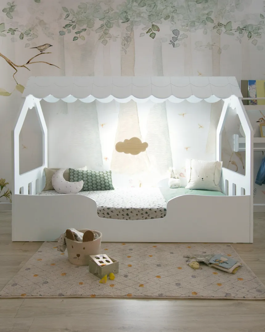 Quarto infantil Montessori casinha completo | Móveis Montessori