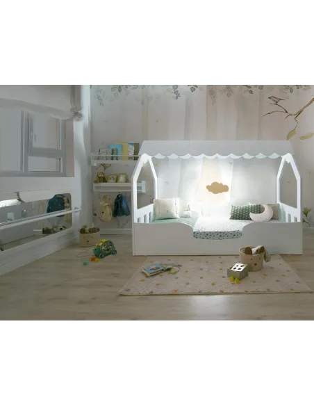 Quarto infantil Montessori casinha completo | Móveis Montessori