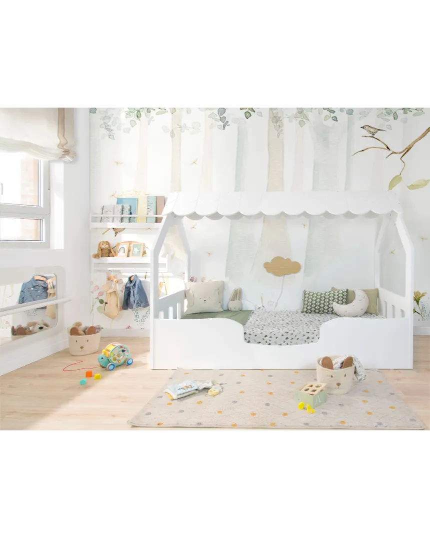 Quarto infantil Montessori casinha completo | Móveis Montessori