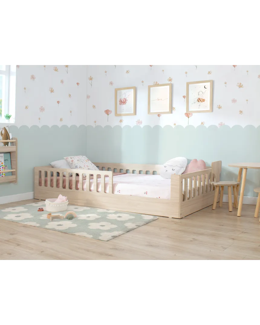 Quarto infantil montessori com cama Creta | Móveis Montessori