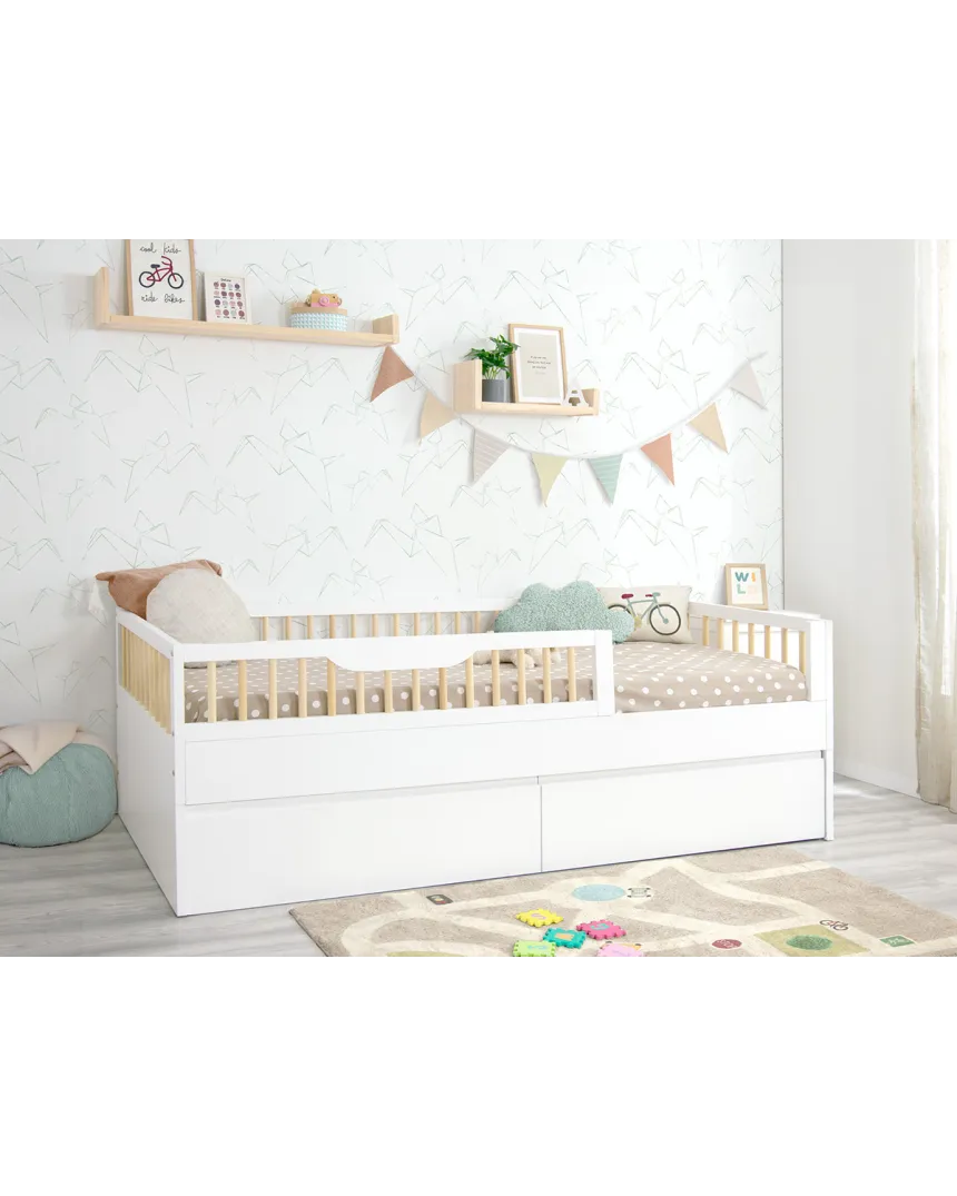 Quarto montessori com cama Sofía evolutiva | Móveis evolutivos 2