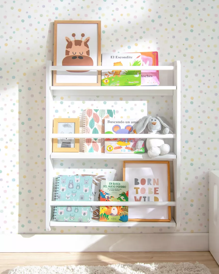 Quarto Montessori completo com cama Creta branca | Quarto Montessori