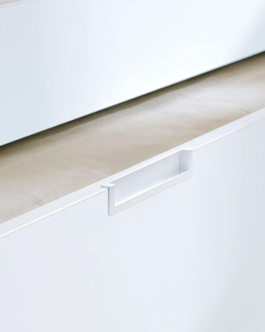 Cama dupla laminada 90 x 190cm | Cabeceira baixa