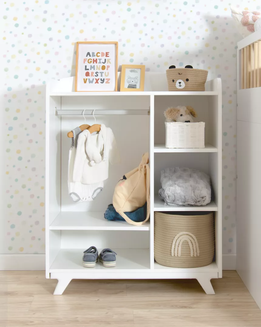 Quarto Montessori completo cama Sofía branca | Movéis Bainba