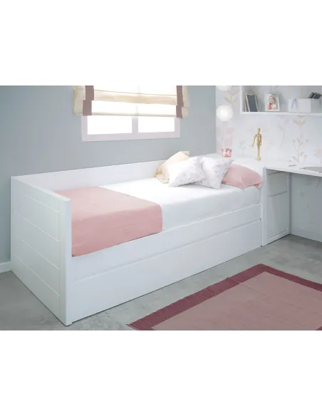 Quarto juvenil Lineal com secretária | Movéis juvenis