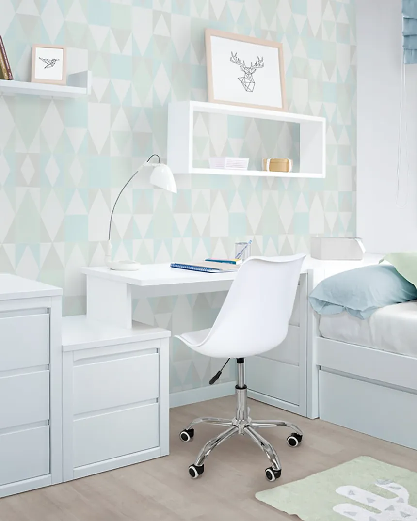Quarto juvenil Lineal com secretária | Movéis juvenis