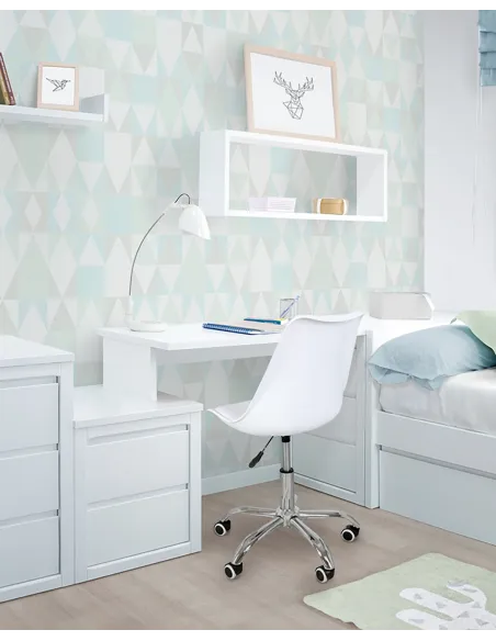 Quarto juvenil Lineal com secretária | Movéis juvenis