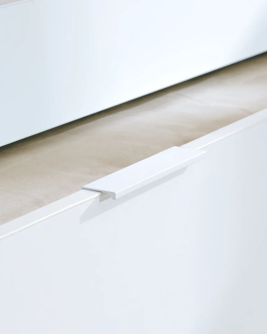 Cama dupla laminada branca 90 x 190cm | Entrega gratuita