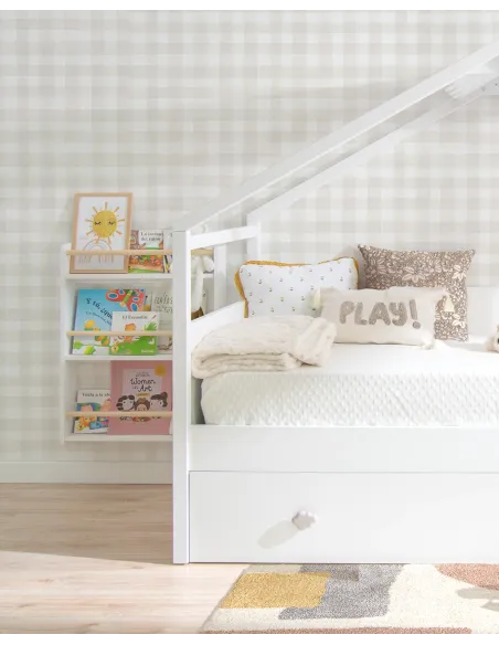 Biblioteca de parede Montessori Nórdica -Entrega gratuita