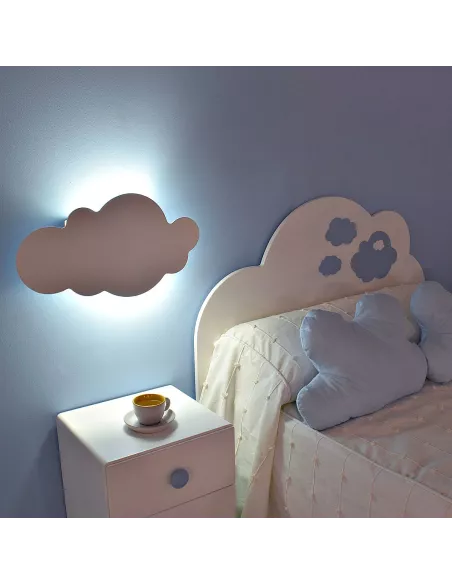 Cabeceira infantil Nuvem azul