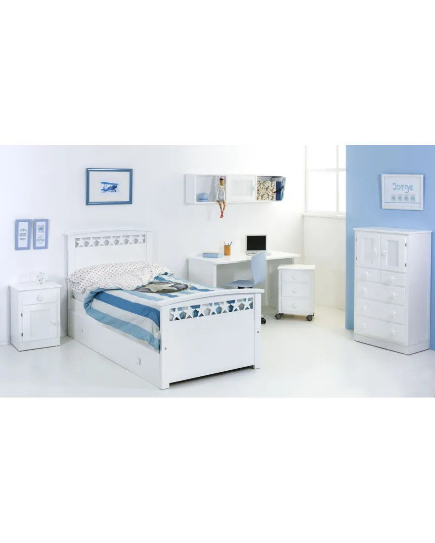 Quarto infantil Estrelas cama dupla