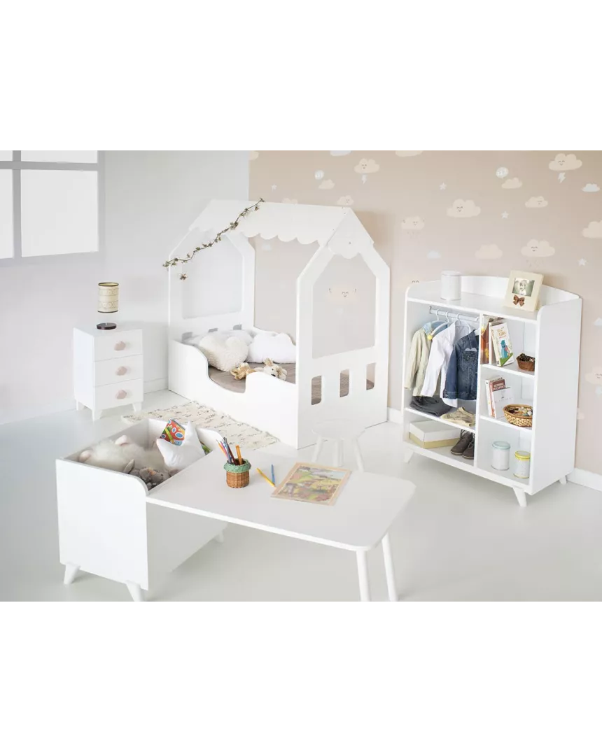 Quarto Montessori Casinha com roupeiro