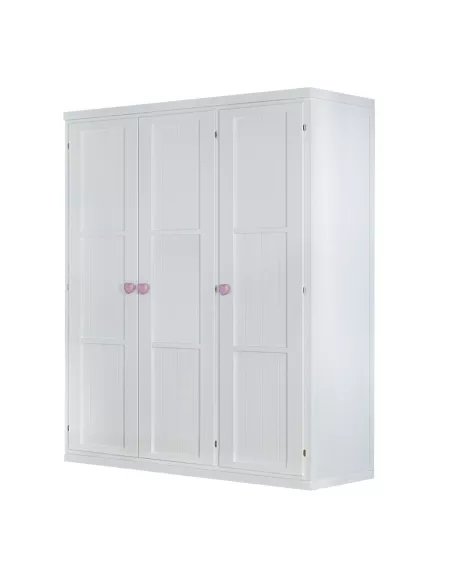 Roupeiro 3 portas com gavetas sem pés