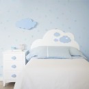 Candeeiro de parede azul Nuvem