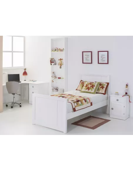 Secretária de canto com gaveteiro