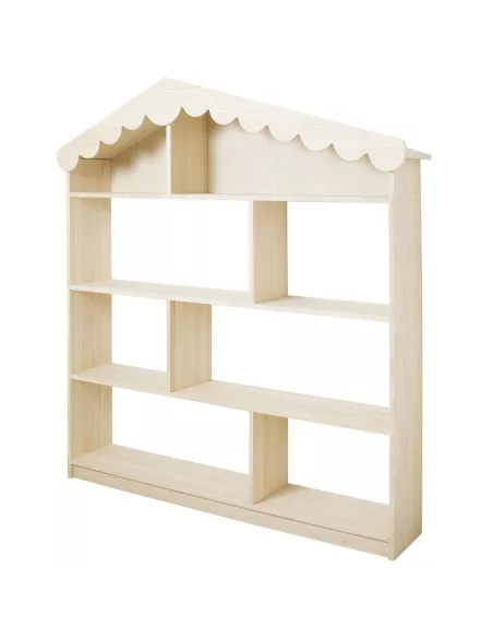 Estante Casinha madeira natural
