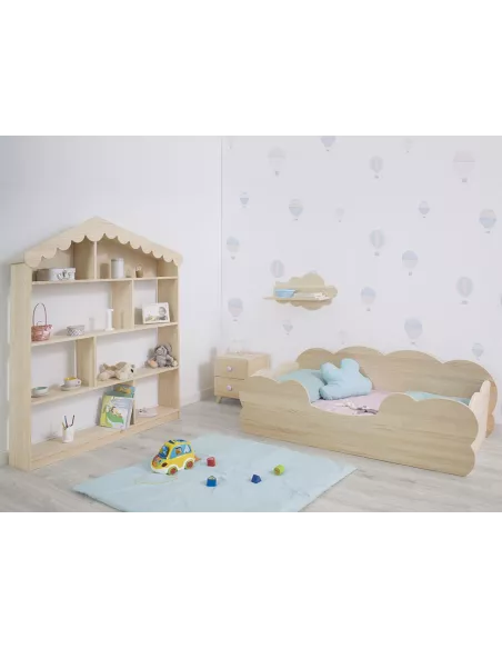 Quarto Montessori Nuvem Madeira Natural 