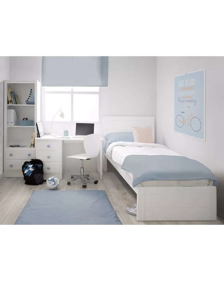 Quarto infanto-juvenil Lineal pés da cama baixo 2