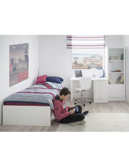 Quarto infanto-juvenil Lineal pés da cama baixo