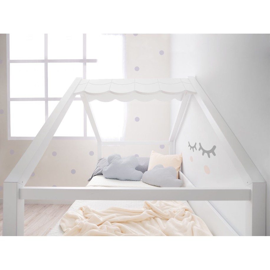 Cama infantil com cama dupla extraível