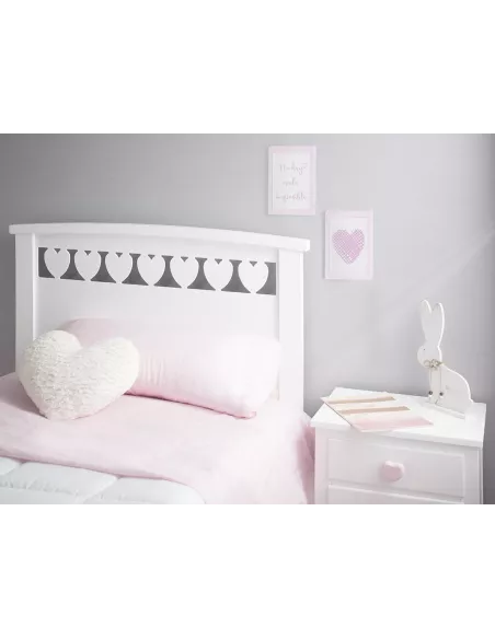 Detalhe cabeceira corações