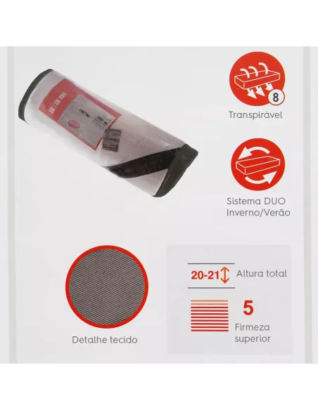 Colchão Dubai 90 x 190 cm