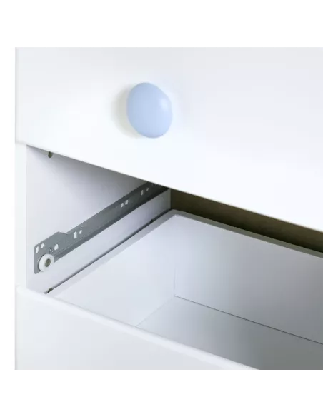 Detalhe guias de metal