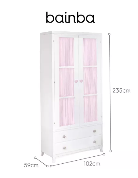 Medidas roupeiro com cortinas