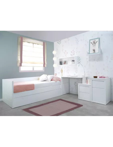 Quarto juvenil Lineal Coral