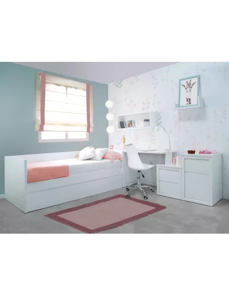 Quarto com cama dupla lineal