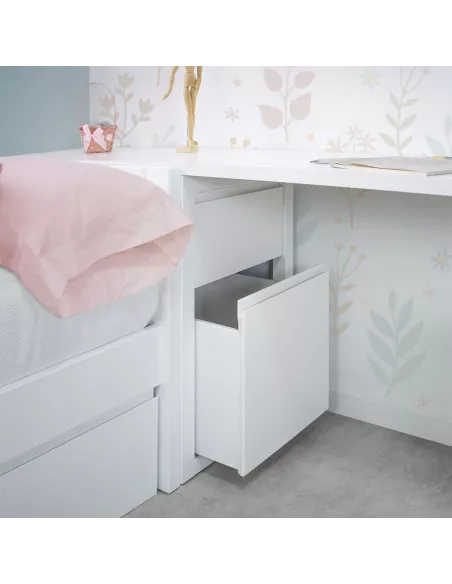 Detalhe arcón secretária