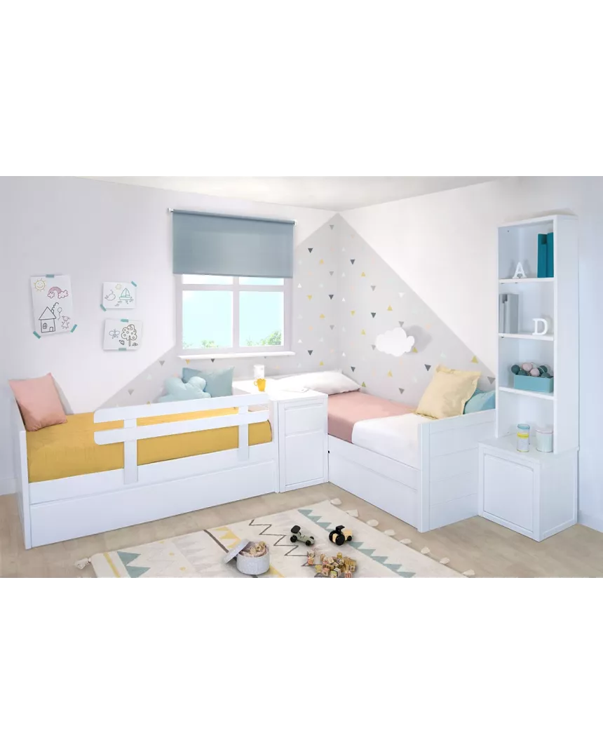 Quarto compartilhado Lineal. Livraria