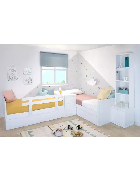 Quarto compartilhado Lineal. Livraria