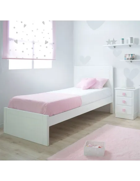 Cama juvenil pés da cama baixo