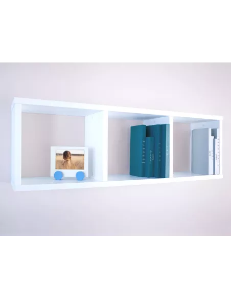 Estante cubo três compartimentos