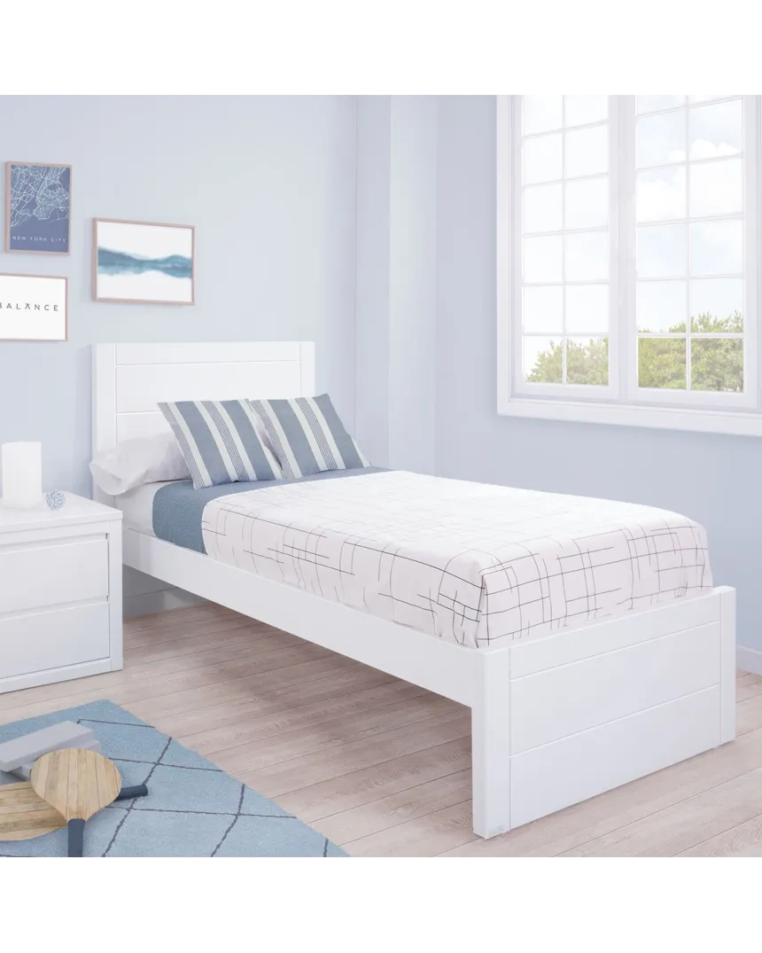 Cama juvenil pés da cama baixo infantis 2