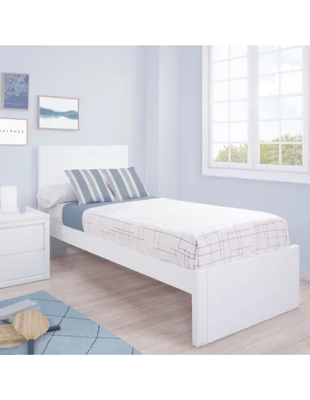 Cama juvenil pés da cama baixo infantis