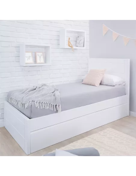 Cama dupla Lineal pés da cama baixos