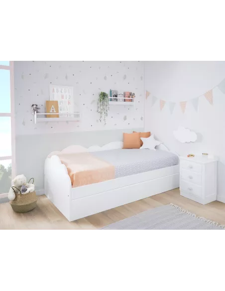 Quarto cama dupla Nuvem