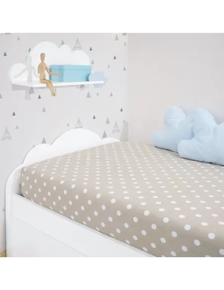 Detalhe estante nuvem