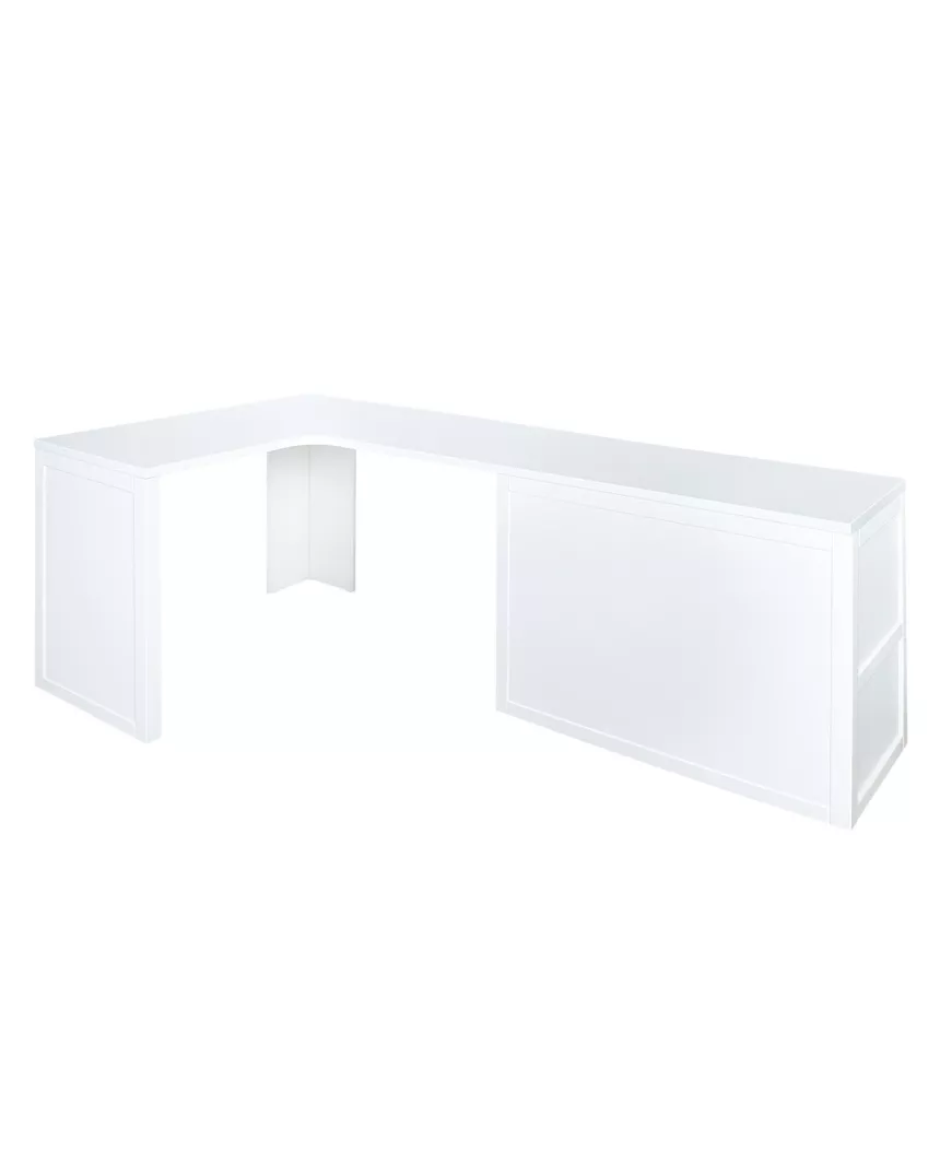 Secretária de canto com gaveteiro Lineal